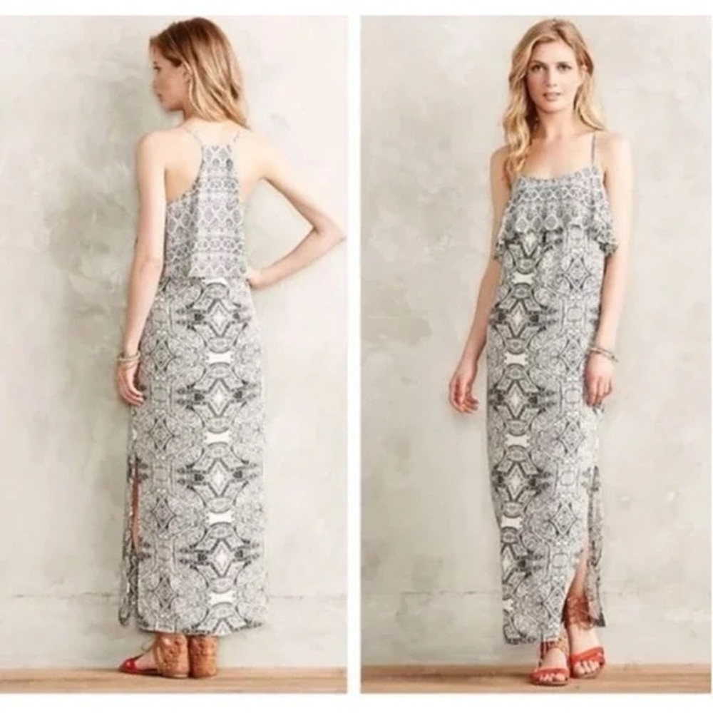 Anthropologie Dress Maxi Beaded Small Maeve Free People Midi Pilcro top shirt